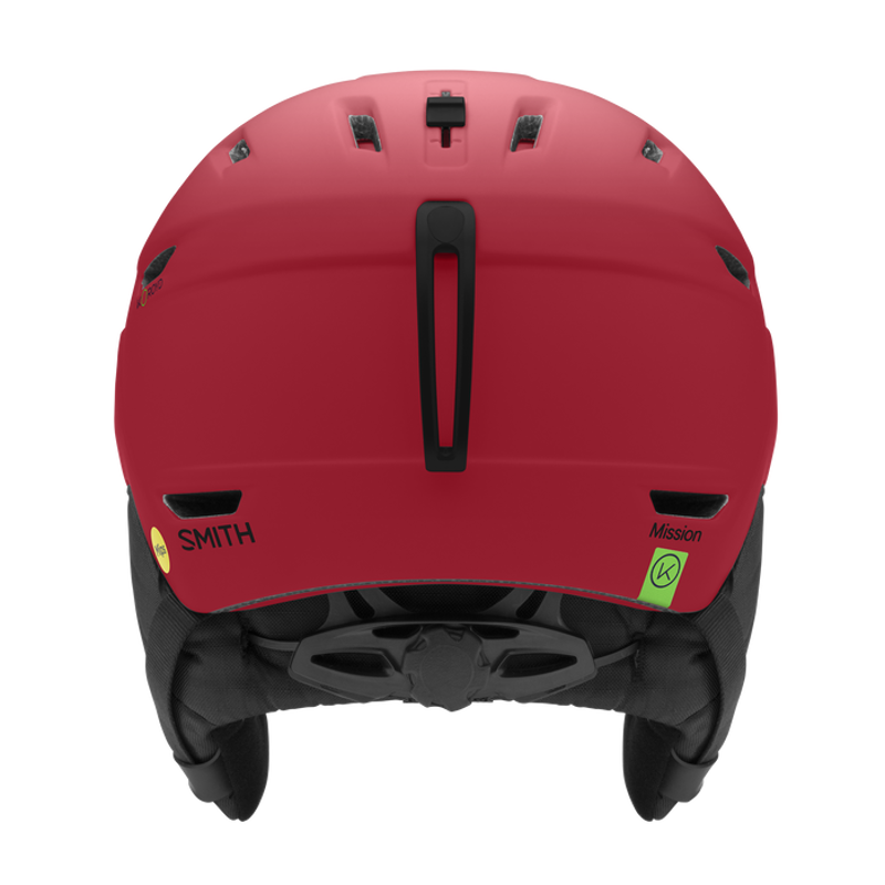 2024 Smith Mission MIPS ski helmet crimson red-1